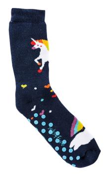 6 Paar TippTexx 24 Kinder ABS Stoppersocken Einhorn